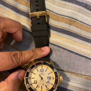 Invicta watch used will need battery replaced and band replaced